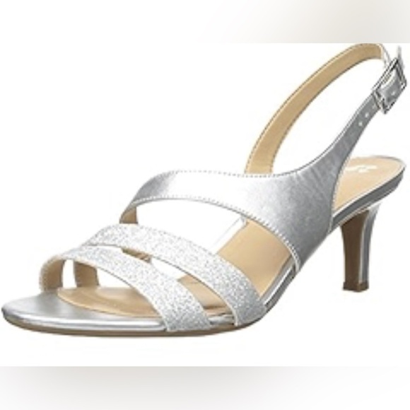 Naturalizer Taimi Heeled Sandals, Silver, Women's 8.5 M - Picture 1 of 10